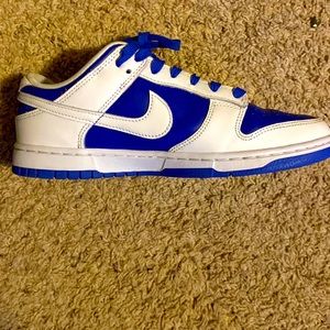 Racer Blue Dunks Size 8.5 Slightly used